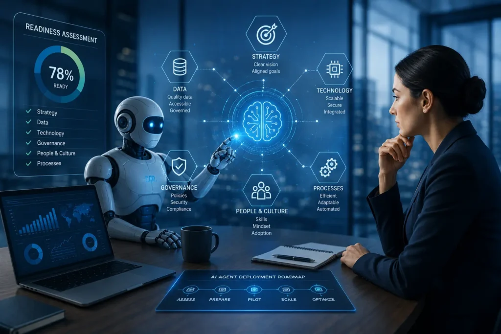 Business leader evaluating agentic AI readiness