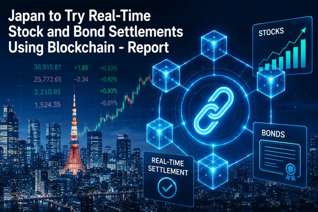 Stock and Bond Settlements Using Blockchain in Japan